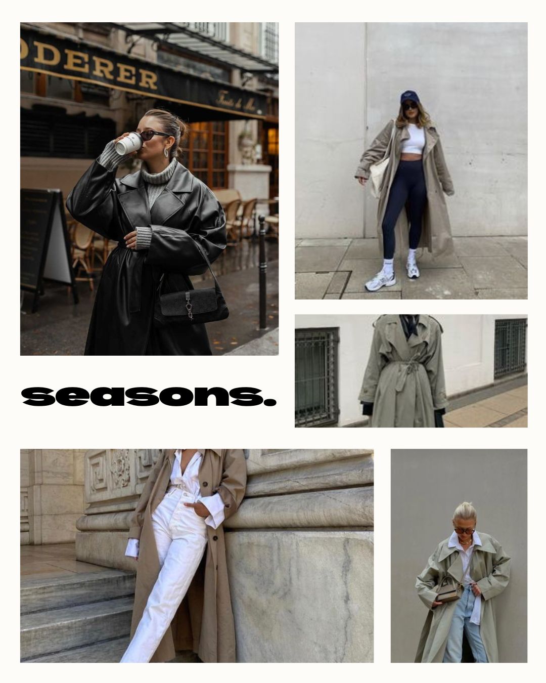 Tenue avec trench best sale
